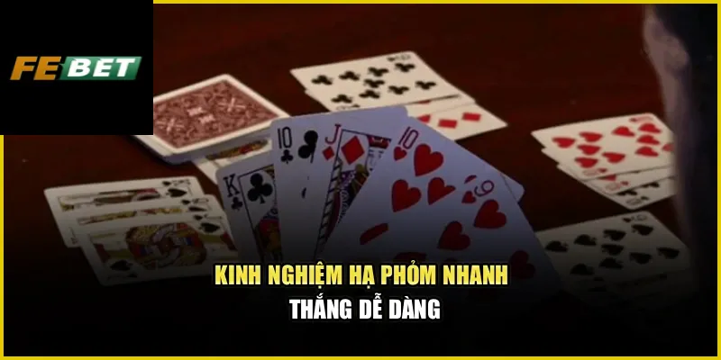 Phỏm Febet – Kinh Nghiệm Hạ Phỏm Cực Nhanh Cho Tân Binh 3 Kinh nghiệm hạ phỏm nhanh, thắng dễ dàng